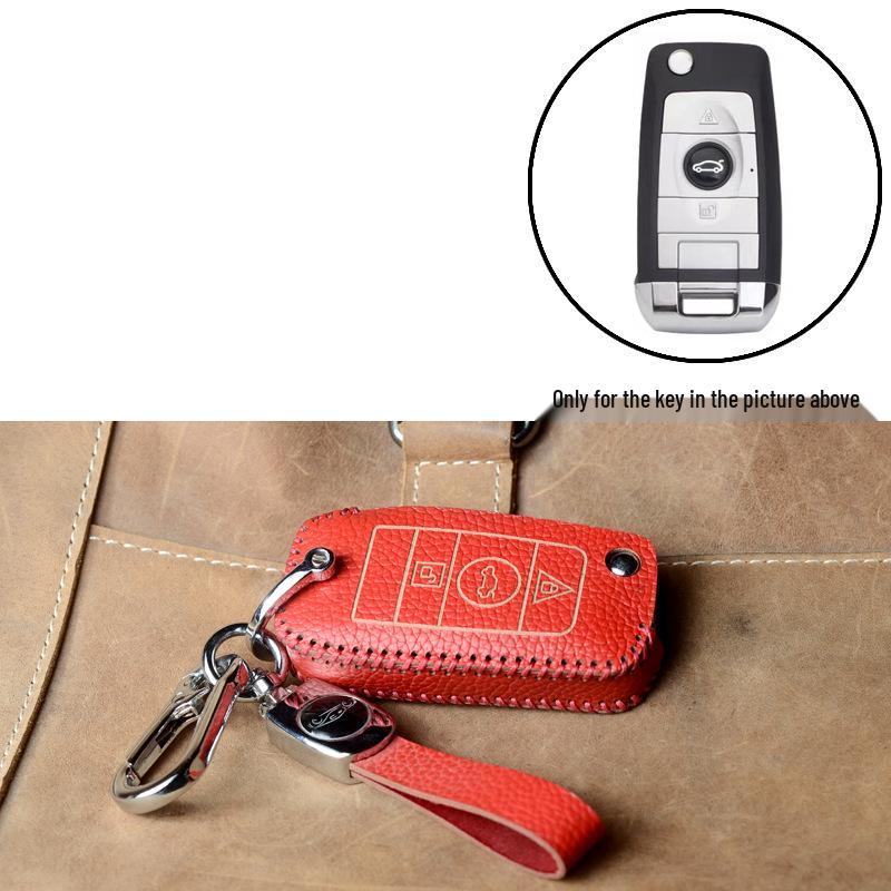 Rolls-Royce Style Cowhide Key Bag for Remote Control Modification