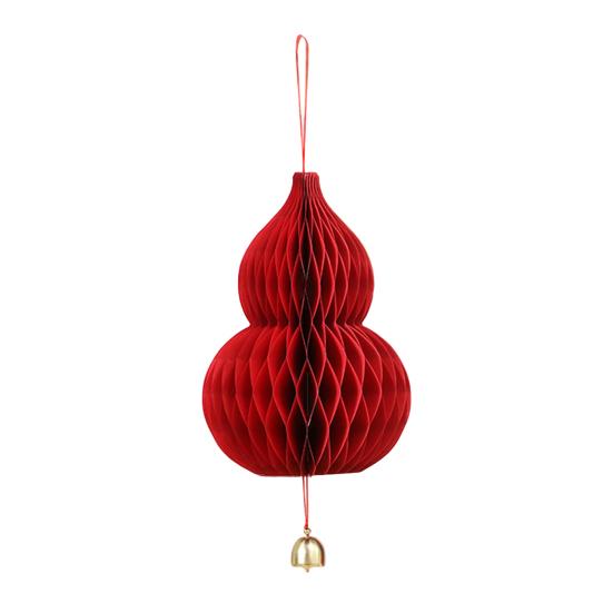 Набор подвесных украшений для рождественской елки Легкая сборка Праздничный подвесной декор 3D украшение из сотовой бумаги