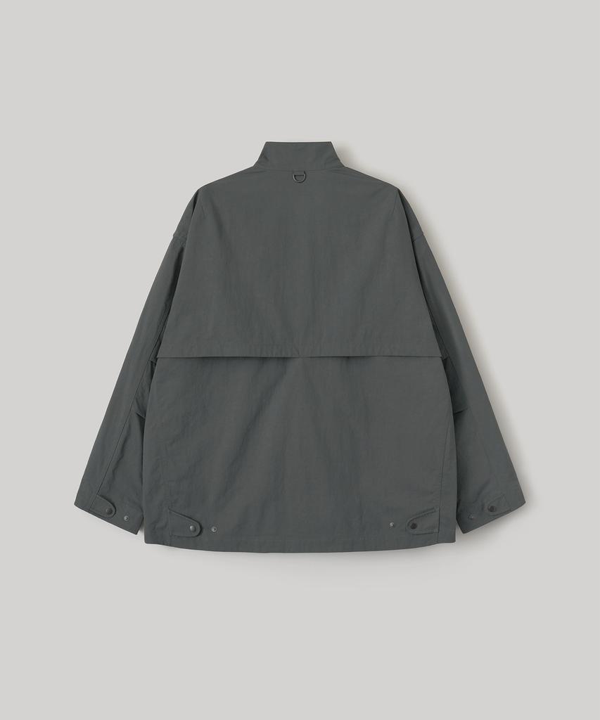 Another Office Motorcycle High-Neck Jacket (Graphite)
