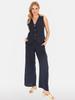 WOMEN' STRIPED LINEN VEST