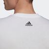 adidas Повседневная спортивная футболка с логотипом, однотонная, с круглым вырезом, мужская, белая HG3629