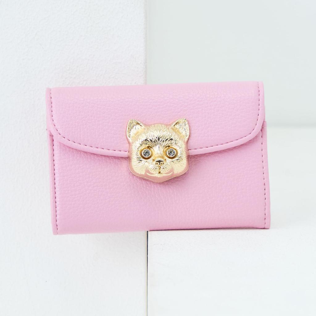 Визитница Paul Joe 3D Мордочка Кошки Розовый & PJA-W1384