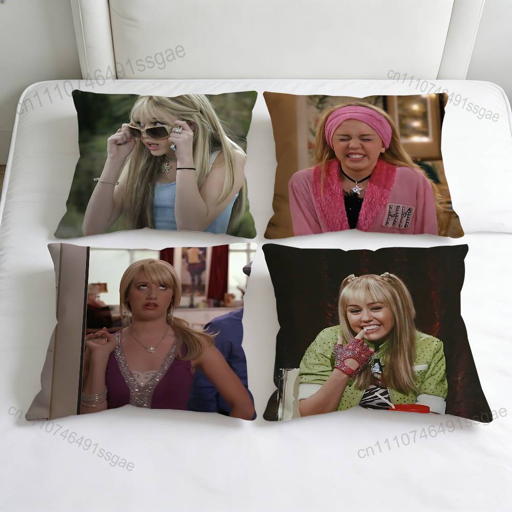 MMiley Cyrus Young You Decorative Square Pillow Cover Soft Comfortable Pillow Case Sofa Bed Home Decoration