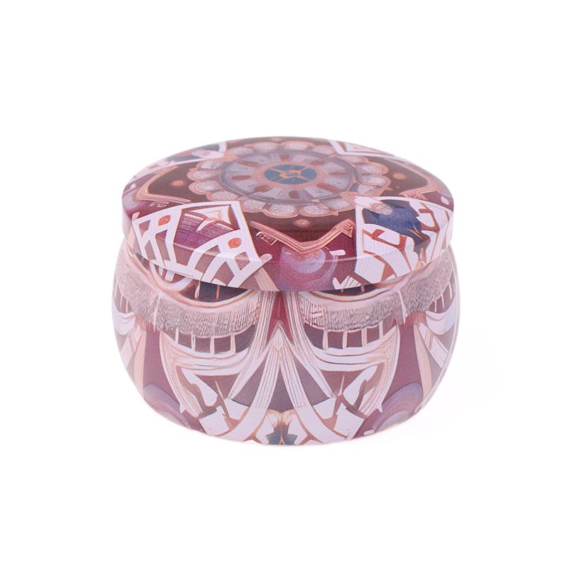 Vintage Candle Tin Can Candy Cookie Storage Box Dry Spice Storage Jar Suitable DIY Candle Cosmetic Ointment Making Christmas