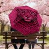 1PC leopard pattern Automatic Open/Close Umbrella Compact Folding Umbrella with 8-Rib Shaft lightweight esign, Fashion Lovers1241A