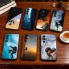 Чехол для телефона для любителей скалолазания Для Samsung Galaxy A73,A72,A71,A70,A53,A52,A51,Мягкий силиконовый черный чехол