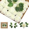 Foam Rose Flower Wedding Centerpiece Accessories With Stem For Home And Outdoor Decor