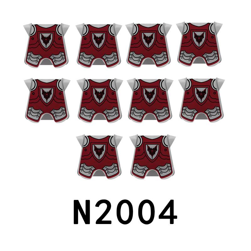 Средневековый военный замок, рыцарские доспехи, строительные блоки, наплечники, аксессуары для доспехов, Красный Лев, Черный Орел, оружие, конструктор, игрушки.