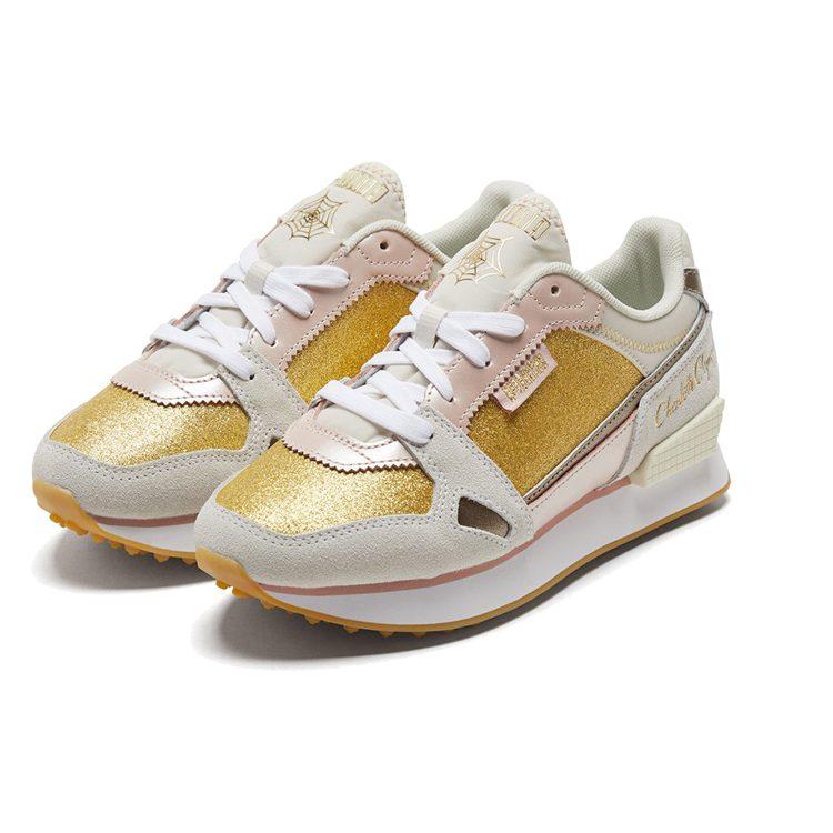 Puma Charlotte Olympia X Mile Rider 'Золотой Глиттер' Женские 374340-01