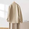 Короткий плащ цвета хаки для женщин на осень, новая свободная повседневная маленькая тонкая куртка