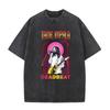 Rock Band Tame Impala Deadbeat Tour 2025 Album Tshirt Mens Vintage Oversized Washed T Shirts Fashion Hip Hop Fans Gift T Shirts