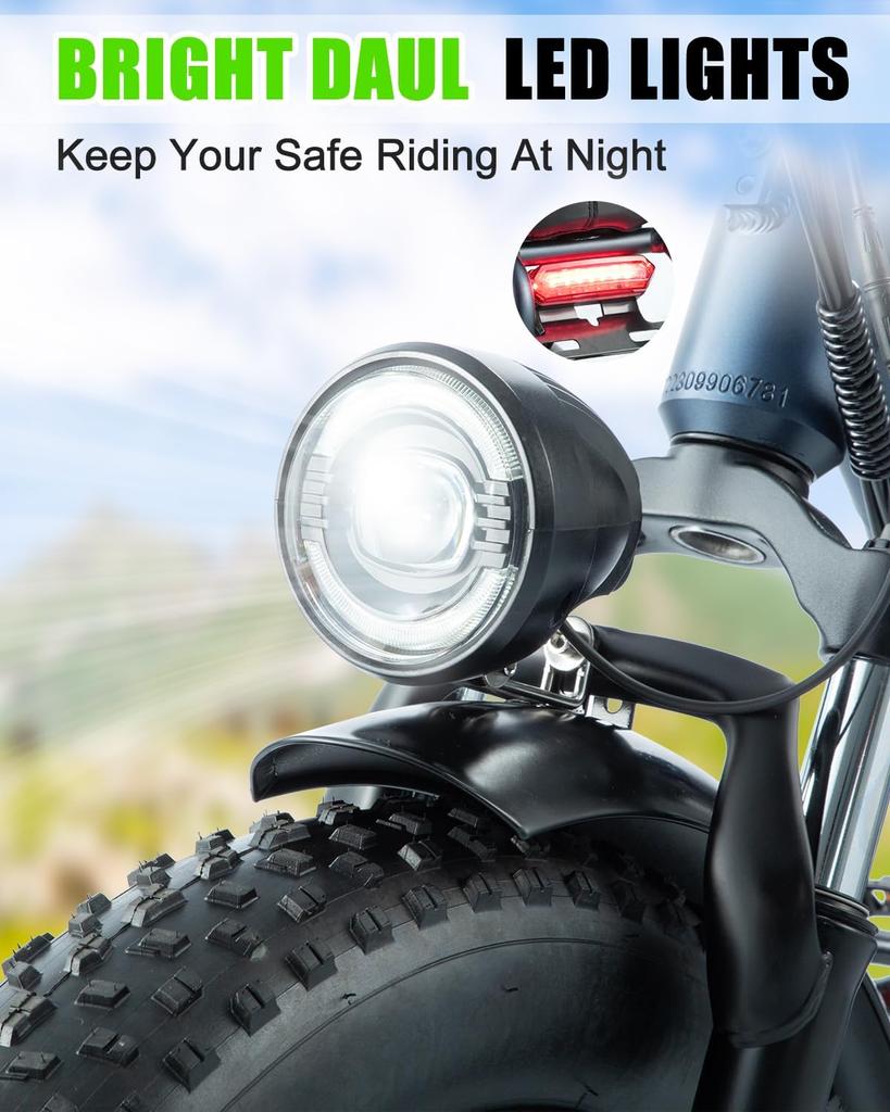 BURCHDA Электровелосипед для взрослых - U8 1000 Вт, 48 В 31,5 Ач литиевая батарея, фэтбайк 4.0, снегостойкий, вездеходный, модель 2025 года, для взрослых