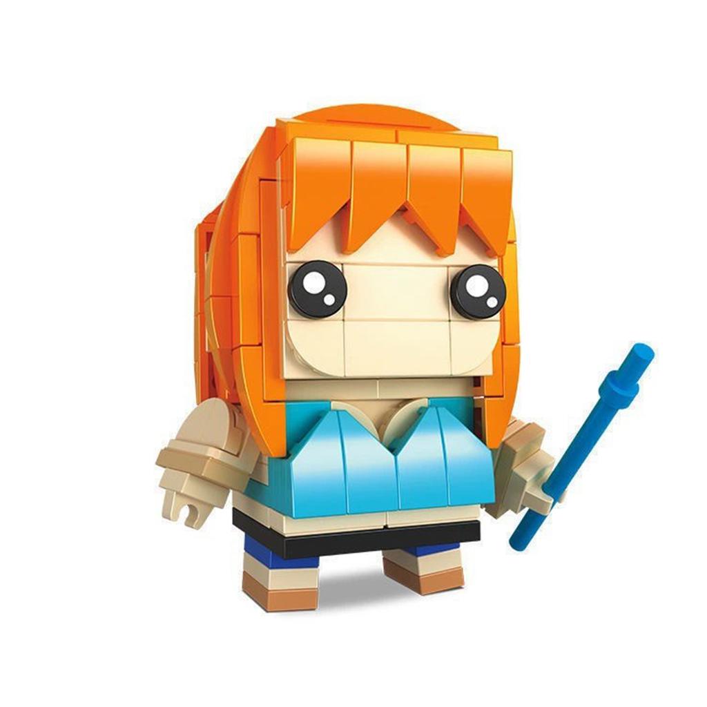 Anime Movie Character Bricks Chopper Ace KAIDO Nami Building Blocks Set Toys For Children Adults Gifts Bricks Assemble