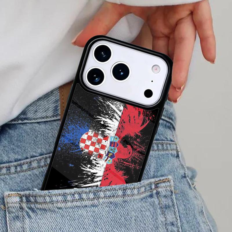Чехол для телефона с гербом и флагом Хорватии для iPhone 16e 15 14 13 12 17 Pro Max Plus Air 17pro Чехол Coque