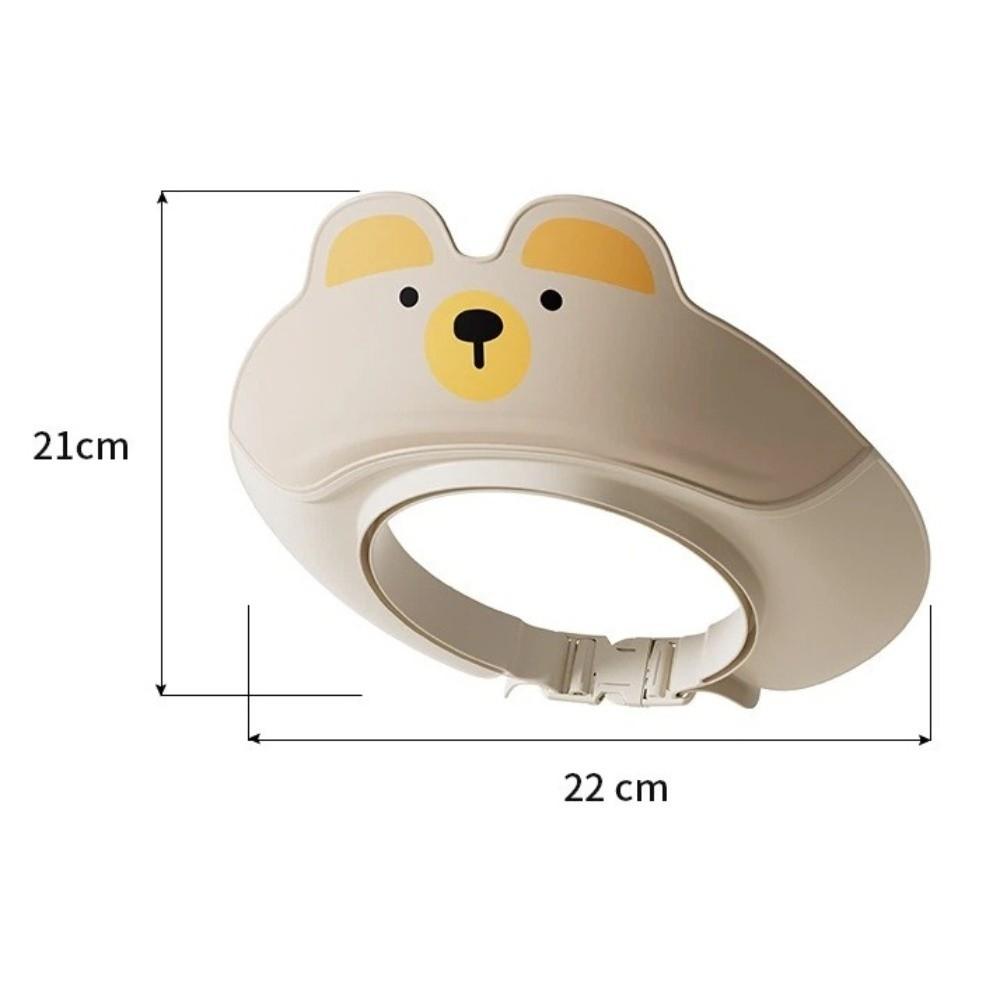 Upward Brim Shampoo Cap Soft Inner Ring Baby Bath Protective Cap Waterproof Baby Bath Hat Children