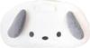 [T'S Factory] Stationery Plush Face Pen Pouch Sanrio Characters Pochacco White Multicolor