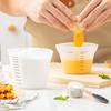 1pcs Baking Silicone Measuring Cups with Scale Baking Measuring Kitchen DIY Baking Measuring Cups