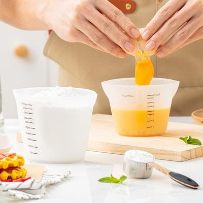 1 шт. Силиконовые мерные стаканы для выпечки со шкалой, мерные стаканы для выпечки своими руками