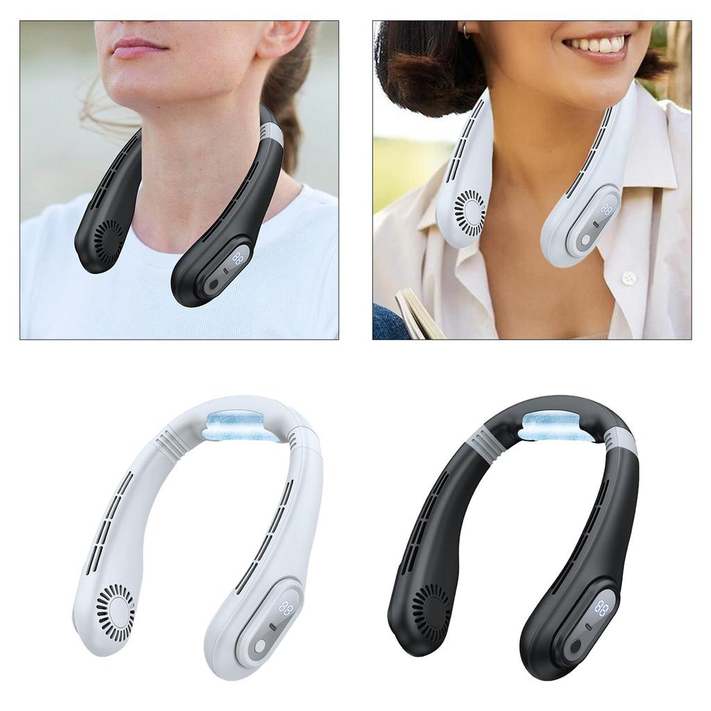 Hangings Leafless Quiet портативный персональный вентилятор вентилятор охлаждения шеи вентилятор воздушного охлаждения для походов домашнего офиса в помещении на открытом воздухе кемпинга