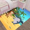 Zig & Sharko Printed Carpet, Rug for Office Chair Living Room Bedroom Kitchen Room Decor Gifts.