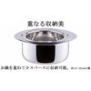 Miyazaki Seisakusho Jyutoku Nabe Sauce Pot, 14cm, Made In Japan, Induction Compatible, All Heat Sources, Waterless and Residual Heat Cooking, JN-14B