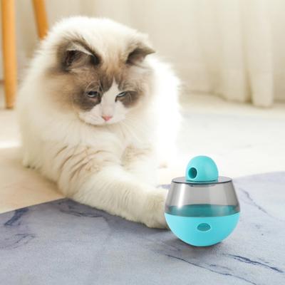 Yousheng Leaking Treats Ball Pet Feeder Toy Интерактивная головоломка для кошек Медленная кормушка для кошек Раздача лакомств для маленьких, средних и больших кошек