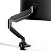 Pixio PS2S Monitor Compatible with Weight Capacity Black Arm, Single, Black, 17-49 Inches, 2-18kg, Clamp, Grommet,