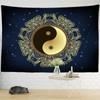 Гобелен Таро, настенный подвесной узор Солнца и Луны, богемное животное, психоделическое колдовство, хиппи, домашний декор