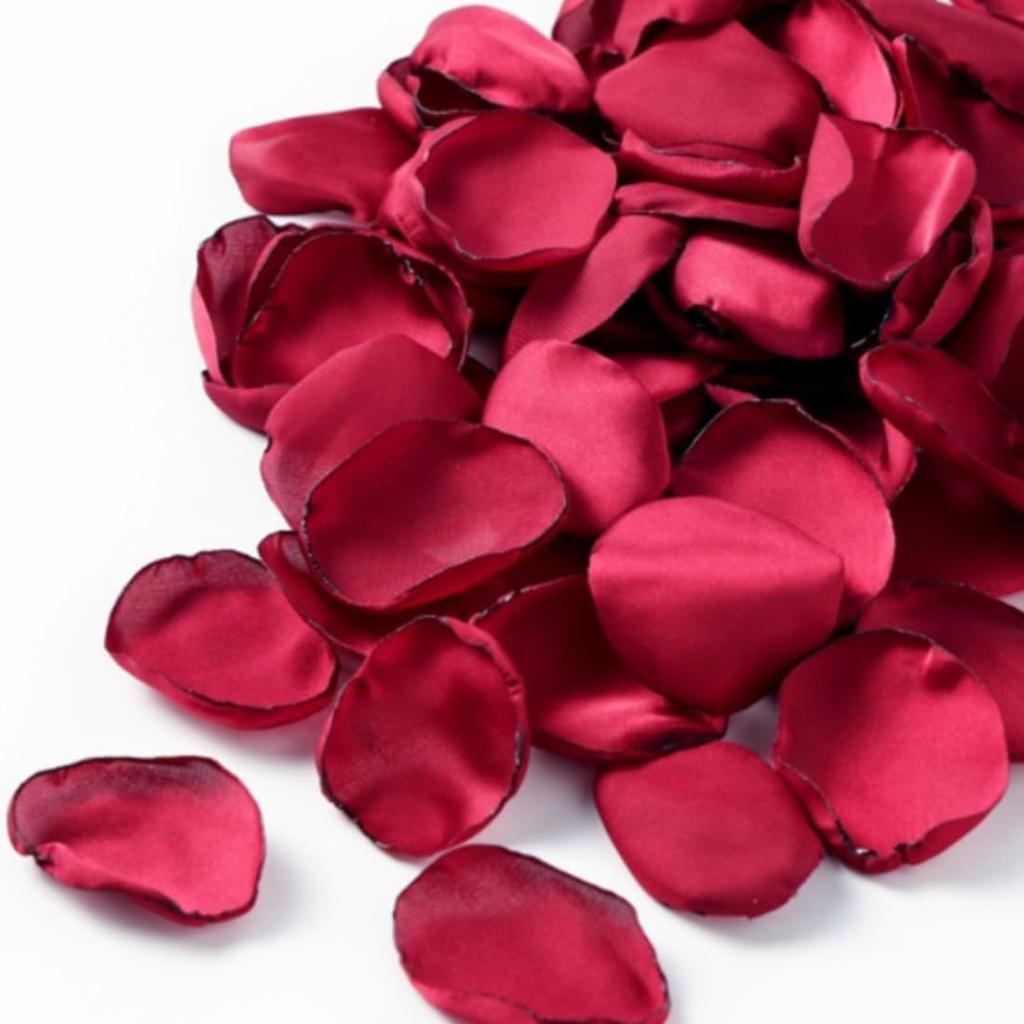 200 шт. Большие шелковые лепестки роз Искусственные лепестки цветов для разбрасывания с подарочной коробкой для девичника Романтической ночи Свадебная дорожка Стол для приема