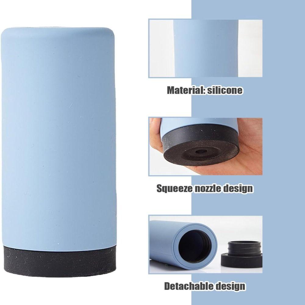 Многоразовый бутылочка для мытья посуды, герметичный силиконовый дозатор для моющего средства, дозатор для шампуня и кондиционера