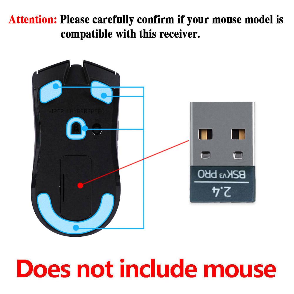 2.4G USB-донгл-приемник для игровой мыши Razer Basilisk V3 PRO Hyperspeed