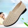 Женские летние новые сетчатые повседневные туфли с мягкой подошвой и дышащей сетчатой тканью для мам с мягкой подошвой на плоской подошве