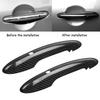 F54 F55 F56 F57 F60 Covers Carbon Fiber Black Carbon Fiber Door Handles High Universality Fitment Car Aesthetics