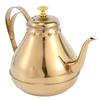 Чайник из нержавеющей стали 1,8 л с длинным носиком, водонагреватель для чая, кофе, для дома, зеркальная полировка, крышка-корона, изогнутая ручка, декоративный