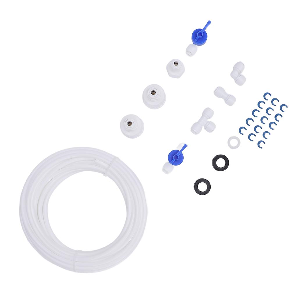Комплект водопроводной линии для холодильника с шлангом 1/4 дюйма, набор для подключения линии подачи воды для холодильника Side by Side, водяной шланг
