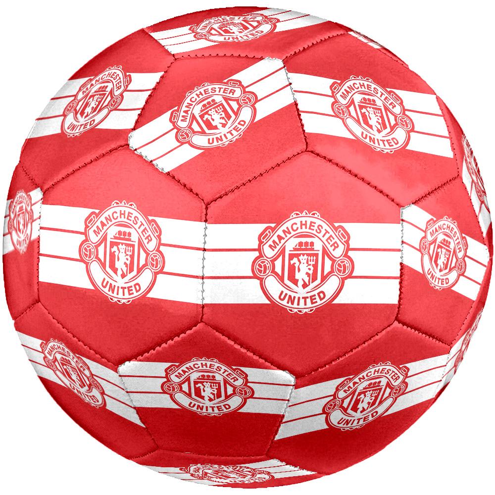 Manchester Crest Soccer Ball Size 5 Football Machine-Stitched Indoor/Outdoor Training and Matches Perfect Commemorative Gift for Soccer Lovers