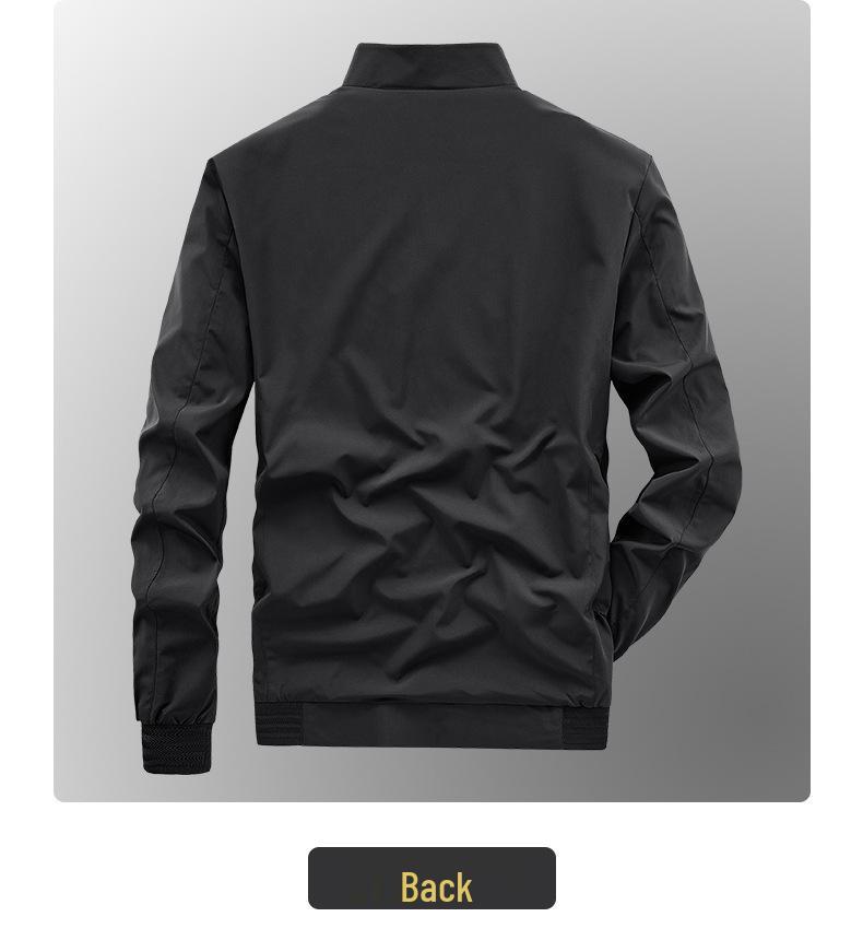 Унисекс Ветрозащитная куртка со стойкой - Высококачественная, универсальная верхняя одежда для осени и весны