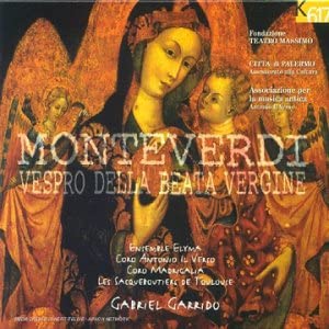 CD КЛАУДИО МОНТЕВЕРДИ, ГАБРИЭЛЬ ГАРРИДО - Вечерня Пресвятой Девы K6171002 Франция Классика Б/У
