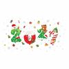PVC Christmas Window Sticker Static Cling New Year Window Decor New Car Window Decal  Restaurant
