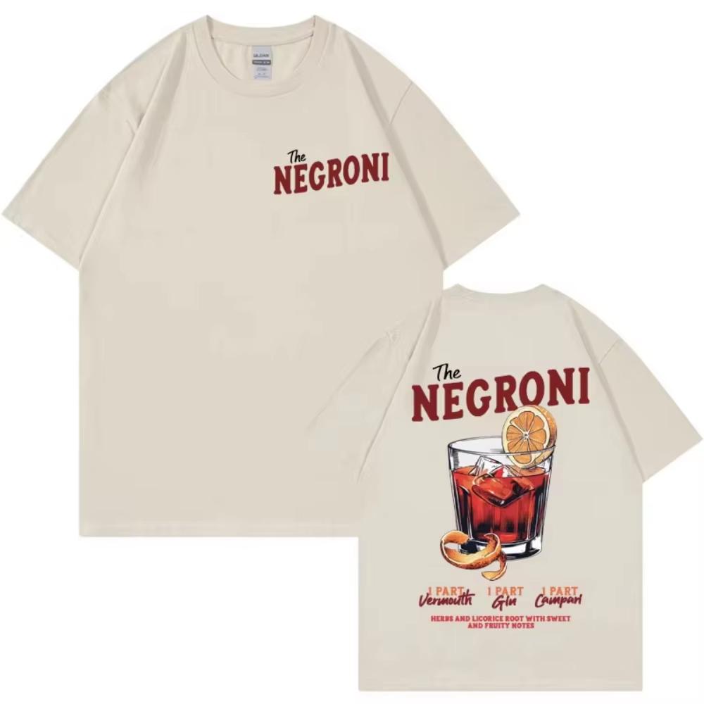 2026 Unisex Retro Cartoon Aesthetic T Shirts Gin And Tonic Meme T Shirt Unisex Summer Fashion Funny Cocktail Meme Graphic Tshirt