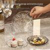 Wave Huiwen Water Transparent Gold Snack Plate Set