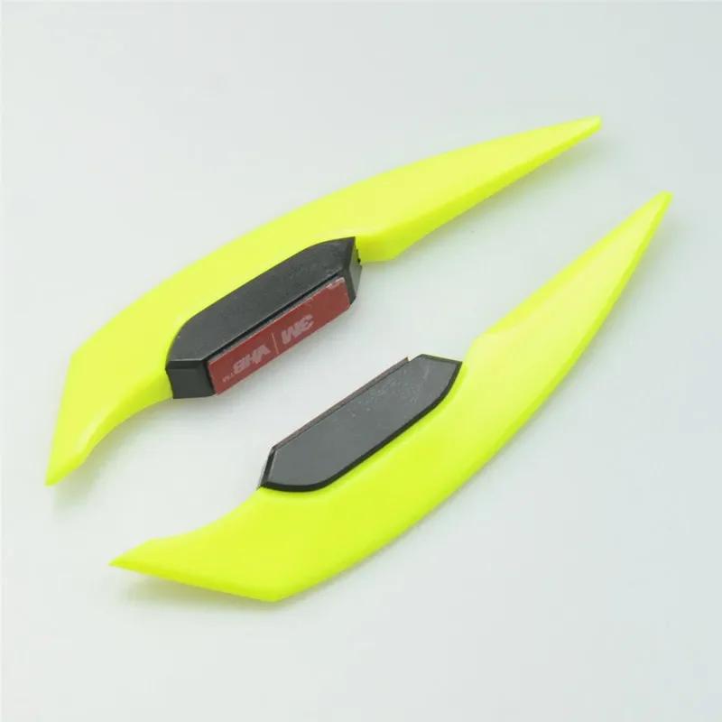 2 шт. Мотоциклетные винглеты Аэродинамический спойлер Крылья Высококачественная самоклеящаяся наклейка для украшения мотоцикла Мотоциклетное оборудование