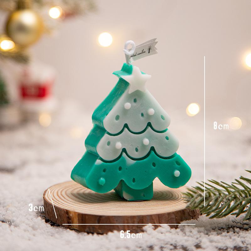 Ins Christmas Tree Aromatherapy Candle Home Creative Styling Candle Souvenir Christmas Gift