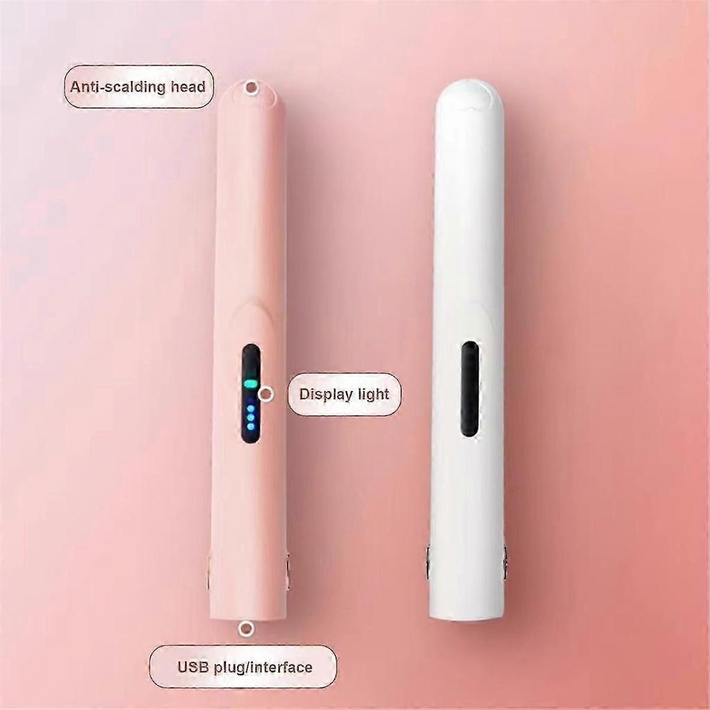 Wireless Hair Curler - USB Rechargeable, Fast Heating, Large Capacity Battery, Portable Mini Curling