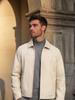 Ikalook Stand Collar Suede Lambskin Jacket Cljp116