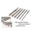 Heat Resistant Square Shank 6-35mm Electric Hammer Drill Bit Masonry Drill Bit Set Cemented Carbide Power Tool Parts