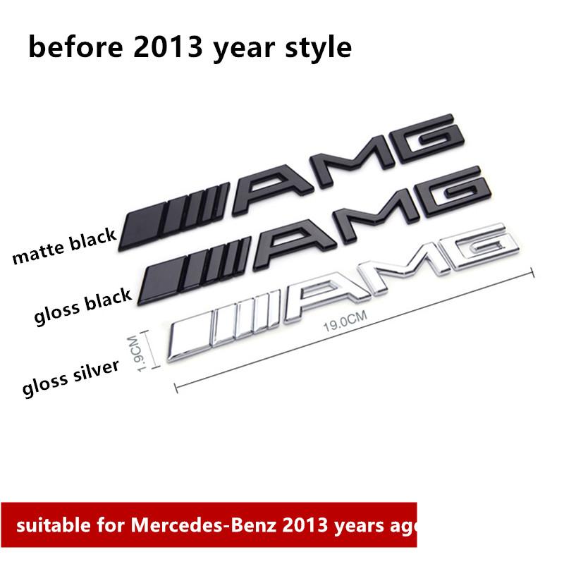 Benz amg 3D Plastic Car Emblem Sticker for Mercedes benz AMG CLA GLK W221 W212 W213 W176 W177 W205 Decoration Interior Mouldings SLCBT-A