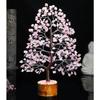 Rose Quartz Crystal Gemstone Tree for Love & Harmony – Home Décor Showpiece for Living Room - Birthday, Marriage Gift Item for Home Decoration