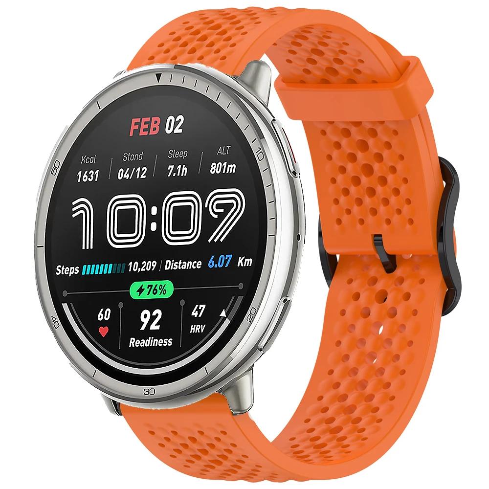 20-метровый силиконовый ремешок для Amazfit Active 2, спортивный сменный браслет для Amazfit GTS 4 mini 3 2 2e/Bip 3/3 Pro/Bip U Pro