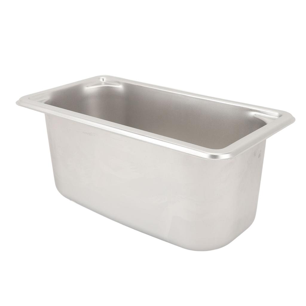 11.8 X 5.9 X 5.9in 304 Stainless Steel Sink with 40mm Drain Port 7L Capacity Embedded Installation for Boat Caravan